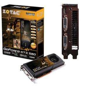  Zotac, Geforce GTX580 1536MB GDDR5 (Catalog Category 
