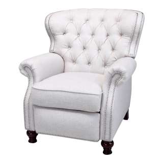 Cambridge Linen Recliner Club Chair  