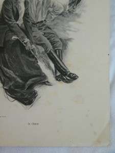Vintage Harrison Fisher Print 1858 In Clover Portrait  
