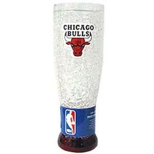  Chicago Bulls NBA Crystal Pilsner Glass: Sports & Outdoors