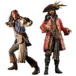 Jack Sparrow and Captain Teague 18 inch Figures  
