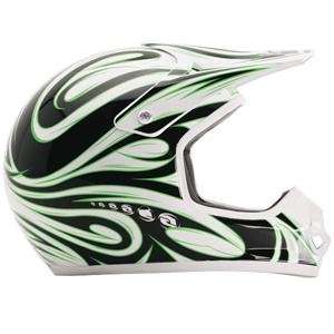  Answer Racing Nova Phish Helmet   Large/Green: Automotive