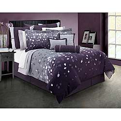 Lavender Dreams King size 4 piece Comforter Set  Overstock