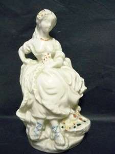 Vintage Handmade Italian porcelain Figurine of a Lady  