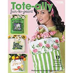 Leisure Arts Tote tally Fun to Paint Book  