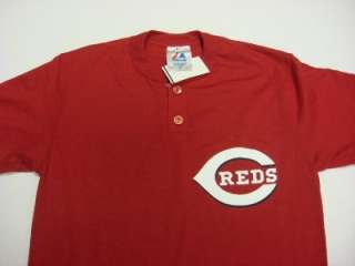 Cincinnati Reds Baseball 2Button Shirt Jersey youth ~XL  