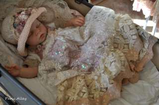 Lil Ballerina~French Lace Dress & Headband 4 Reborn Baby Doll  
