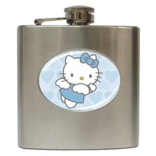 Hello Kitty 3 Hip Flask 6 oz Stainless Steel Gift  