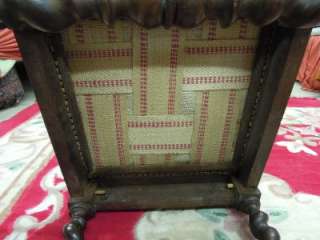 ITALIAN RENAISSANCE CHAIR ,HAND CARVED WITH NEW BELGIAN TAPESTRY SEAT 