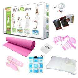 Nintendo Wii Fit Plus Super Fitness Bundle  Overstock