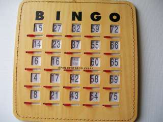BRAND NEW QUICK CLEAR STITCHED BINGO SHUTTER CARDS  