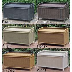 PVC and Steel Storage Bench  Overstock