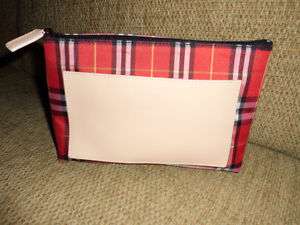 Burberry Cosmetic Toiletry MakeUp Case Bag Purse Travel  
