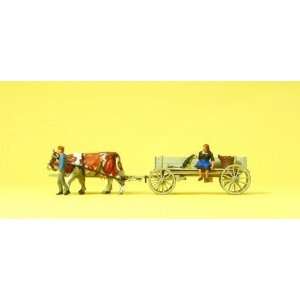  Preiser 30412 Horse Drawn Farm Wagon: Toys & Games