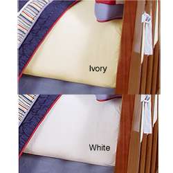 Fitted 250 Thread Count Cotton Crib Sheet  Overstock