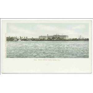  Reprint Hotel Royal Palm from water, Miami, Fla 1903 1904 