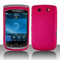 Premium BlackBerry Torch 9800 Rose Pink Rubberized Case   