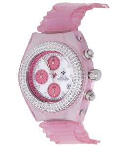 Aqua Master Womens Pink Diamond Sport Watch  Overstock