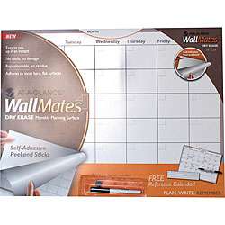 At A Glance White Wallmates Self Adhesive Dry Erase Monthly Planning 