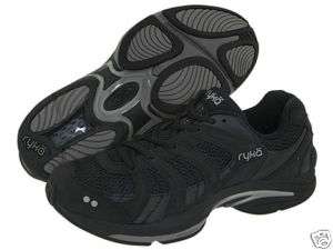 NIB Ryka Studio Flex Low Fitness Shoes 7.5 M Black  