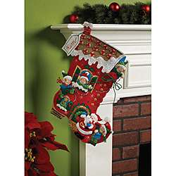 Bucilla Holiday Decorating Felt Stocking Kit  