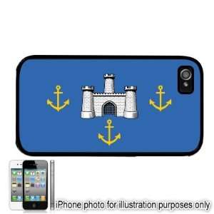  Isle OF Wight Uk Flag Apple iPhone 4 4S Case Cover Black 