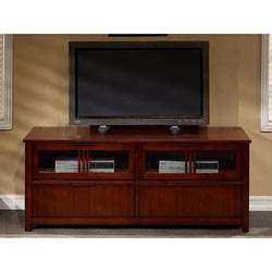 Cherry Mission style Plasma TV Console  Overstock