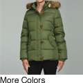 Tommy Hilfiger Down Filled Toggle Coat With Faux Fur Trim 
