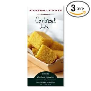 Stonewall Kitchen Cornbread Mix, 16 Ounce (Pack of 3)  