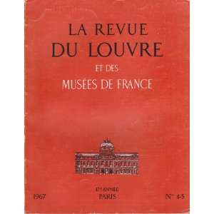   Musees de France (1967 No. 4 5) Conseil des Musees Nationaux Books