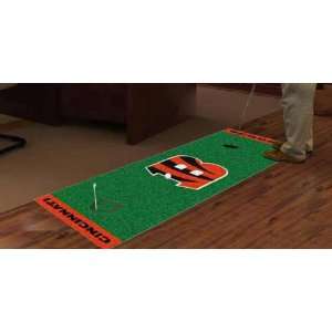  NFL   Cincinnati Bengals Golf Putting Green Mat: Home 