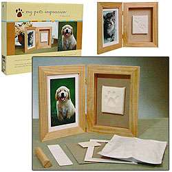 Pet Impression Paw Print Keepsake Shadow Boxes (Set of 2)  Overstock 