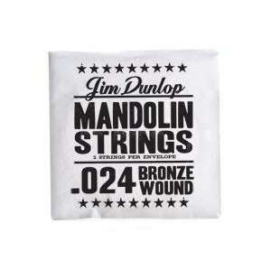  12 Dunlop Mandolin Single Strings Phosphor Bronze .024 