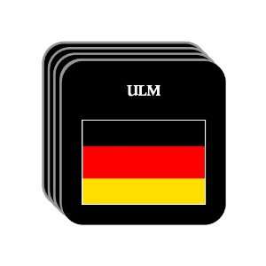 Germany   ULM Set of 4 Mini Mousepad Coasters