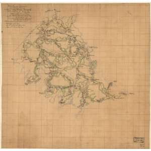  Map Map of King William County, Va. / surveyed & under the direction 