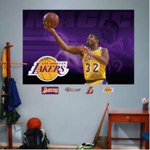 Magic Johnson LA Lakers Mural Fathead NIB