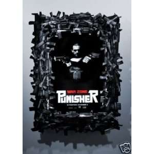  Punisher 2  war Zone Movie Poster Double Sided Original 