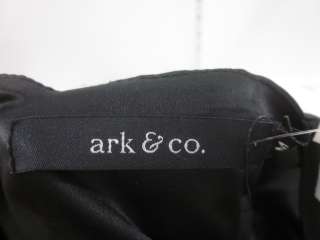 NWT ARK & CO Black Sweetheart Sequin Dress Sz L $116  