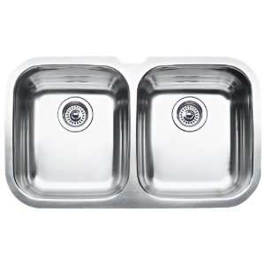   440 160 Niagra Double Bowl Undermount Kitchen Sink Stainless Steel