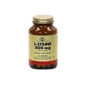 Lysine 500mg Vegicaps Vegetarian 100 Per Bottle by Solgar Vitamin 