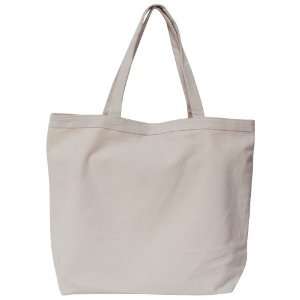  Large Cotton Canvas Tote Bag   Natural: Everything Else