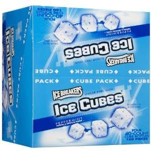 Ice Breakers Ice Cubes Peppermint Gum Grocery & Gourmet Food