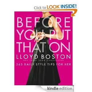 Before You Put That On Lloyd Boston  Kindle Store