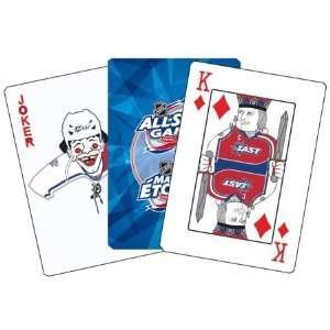   All Star Game Playing Cards   2009 Nhl All Star Game Sports