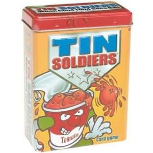  Tin Soldiers Collectible Card Game Tin Throwing Tomato Can 