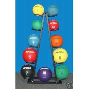 Medicine Ball 11 pcs Set w/ Rack  1kg 10kg  Sports 