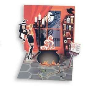  Sexy Witch Pop Up Greeting Card   Up With Paper PS 765 