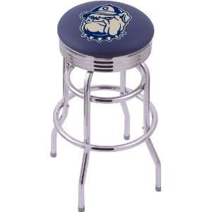 Georgetown University Steel Stool with 2.5 Ribbed Ring Logo Seat and 
