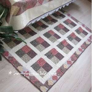 Shabby and Vintage Style Patched/quilted Area Rug 37x61  