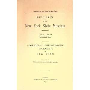   Chipped Stone Implements Of New York William Martin Beauchamp Books